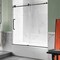 Anzzi Left Drain Tub in White With 60 x 62 in. Tub Door in Matte Black, 5 ft. SD1701MB-3260L - alternate 1